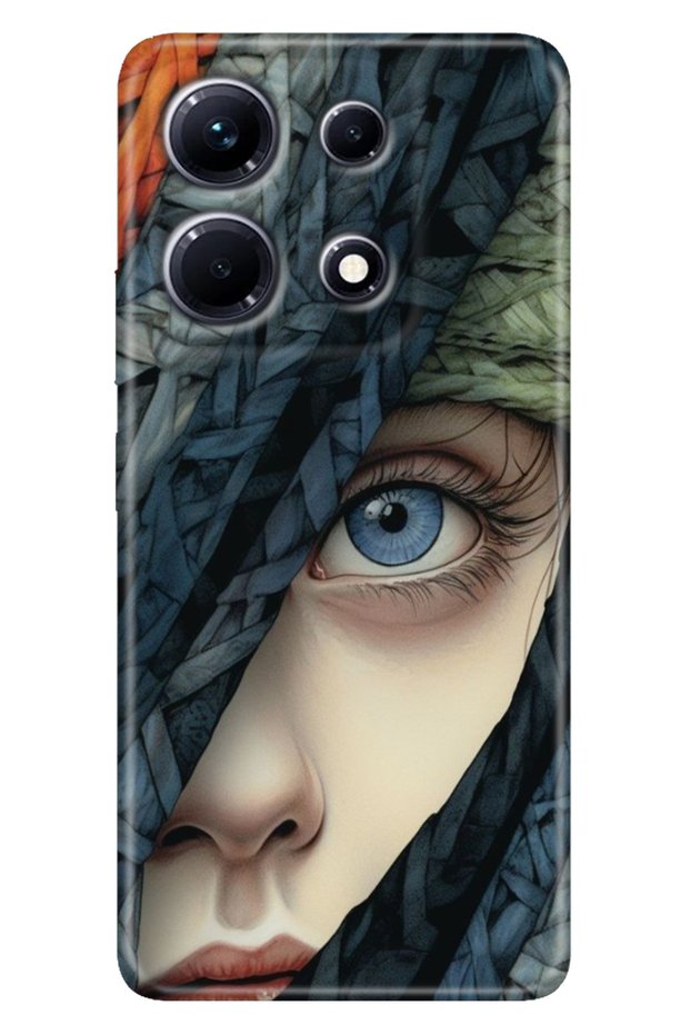 Infinix Note 30 Case Patterned Printed Flexible Silicone Cover Silhouette