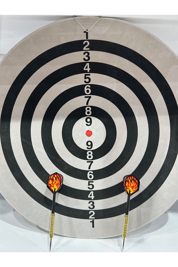 Yüksek Kalite Profesyonel BÜYÜK Boy Dart Seti Mega Dart Tahtası 18inch Hedef Tahtası ÖZEL YAPIM 6 OK - 5