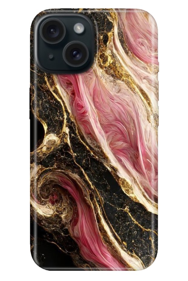 حافظة متوافقة مع هاتف iPhone 15 مصنوعة من مادة TPU الملونة بالأشعة فوق البنفسجية مطبوع من السيليكون المرمري من سياتل