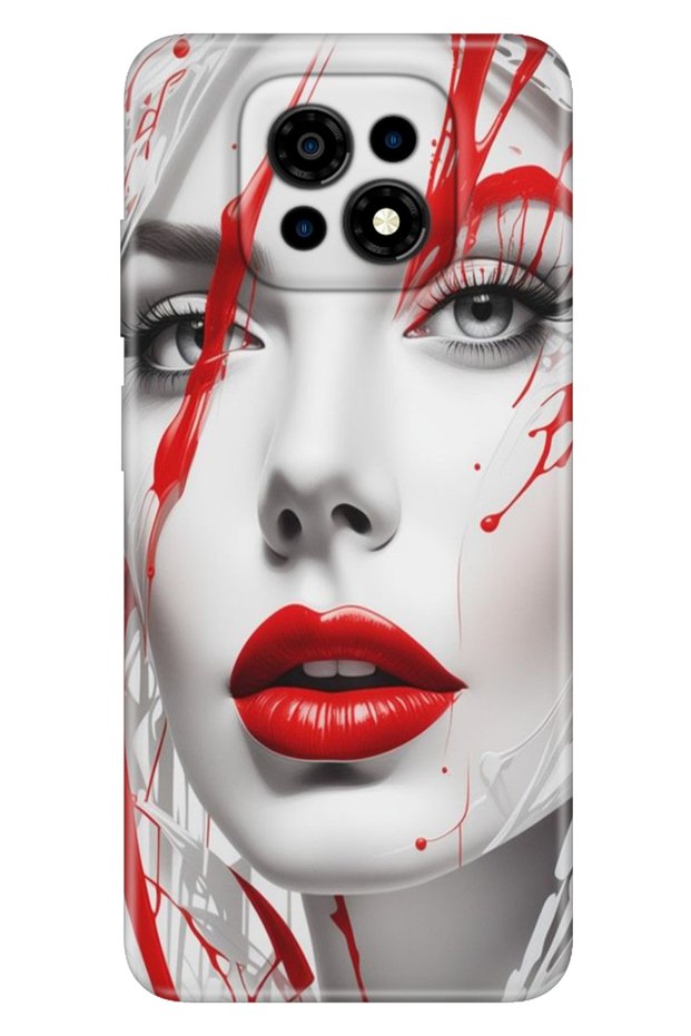 Casper Via M30 Case Outlet Patterned Cover Silicone Lady