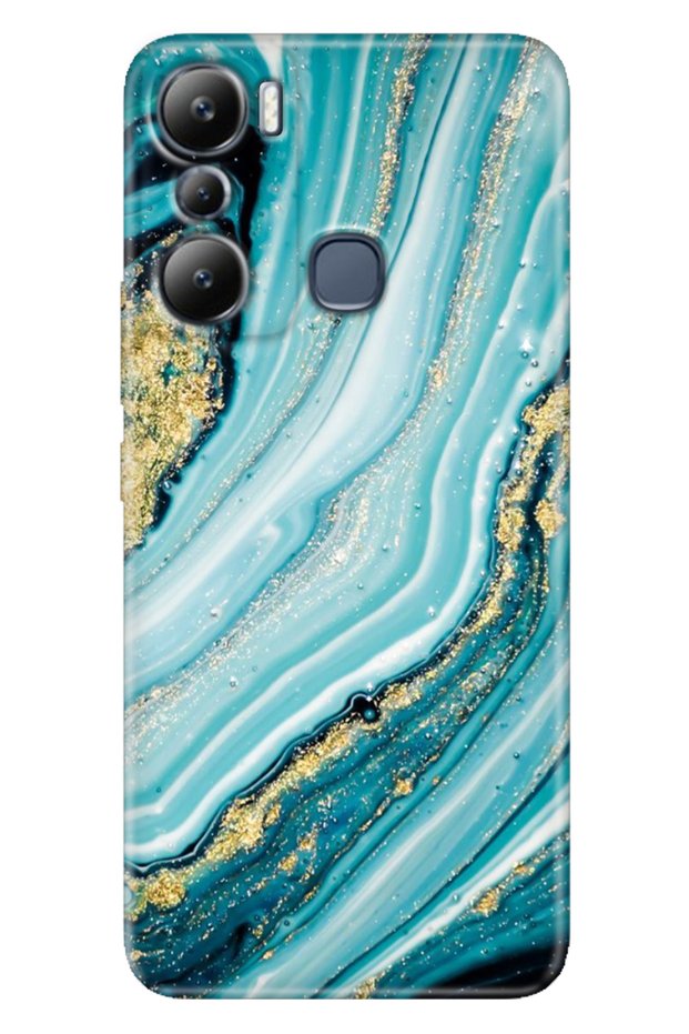 Infinix Hot 20I Case Flexible Silicone Cover Cover Silvery Stone
