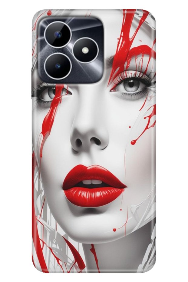 Realme Note 50 4g Case Colorful Fixx Cover Silicone Lady