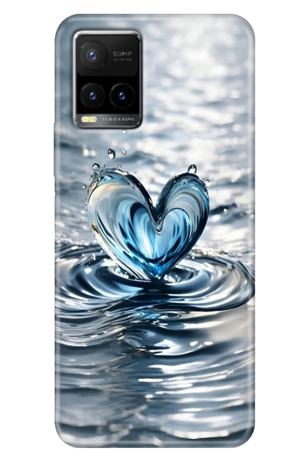 Case for Vivo Y21S Y33S Y32 Case Patterned Silicone Flexible Cover Love Drop