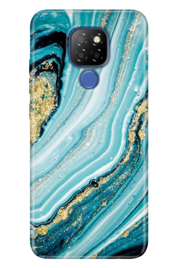 General Mobile Gm 20 Case Patterned Silicone Case Uv Glitter Stone