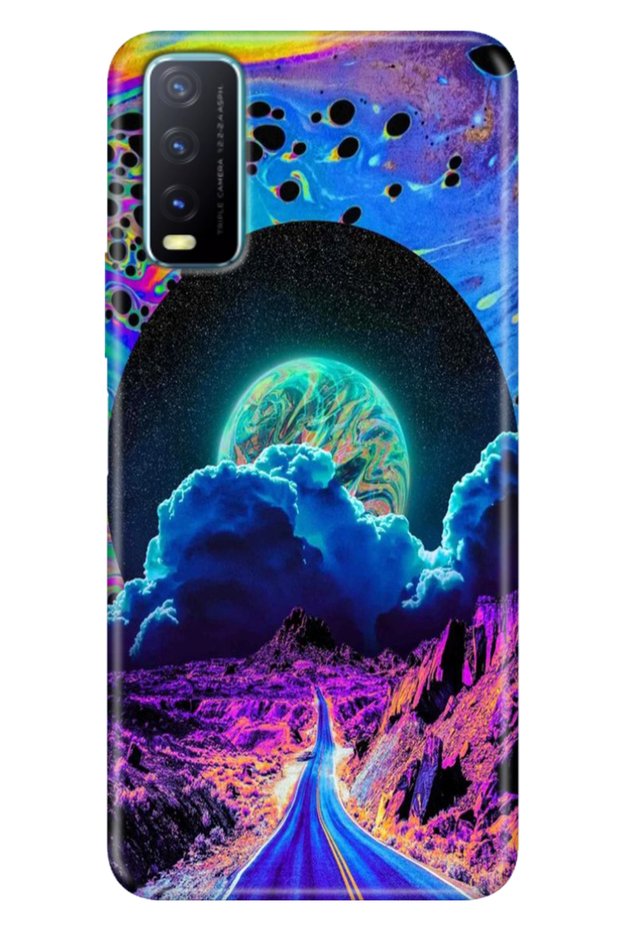 Vivo Y20 Y20S Y11S Case Colorful Tpu Uv Printed Patterned Silicone Dream Road