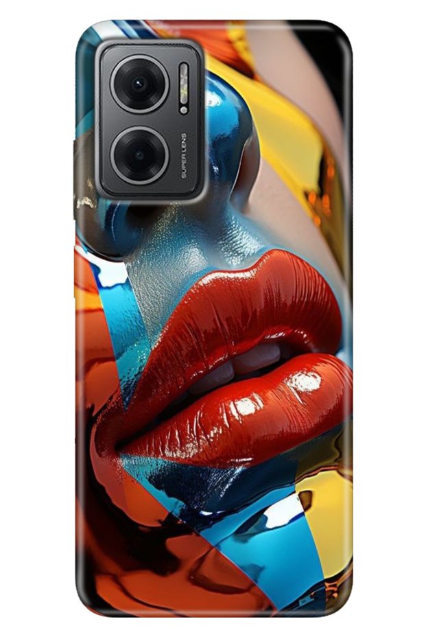 Xiaomi Redmi Note 11E Case Colorful Special Themed Patterned Silicone Tpu Make-Up
