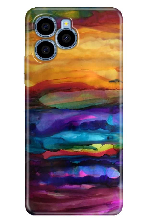 Omix X6 Case Colorful Special Themed Patterned Silicone Tpu Watercolor