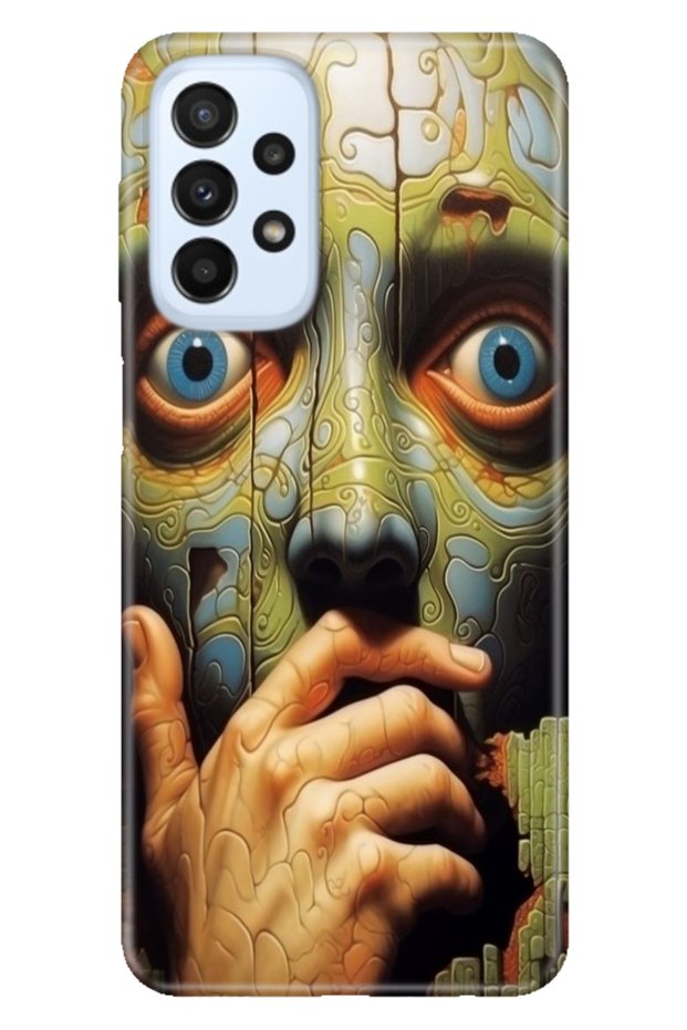 Samsung Galaxy A33 Case Colorful Special Themed Patterned Silicone Tpu Stock Illusion