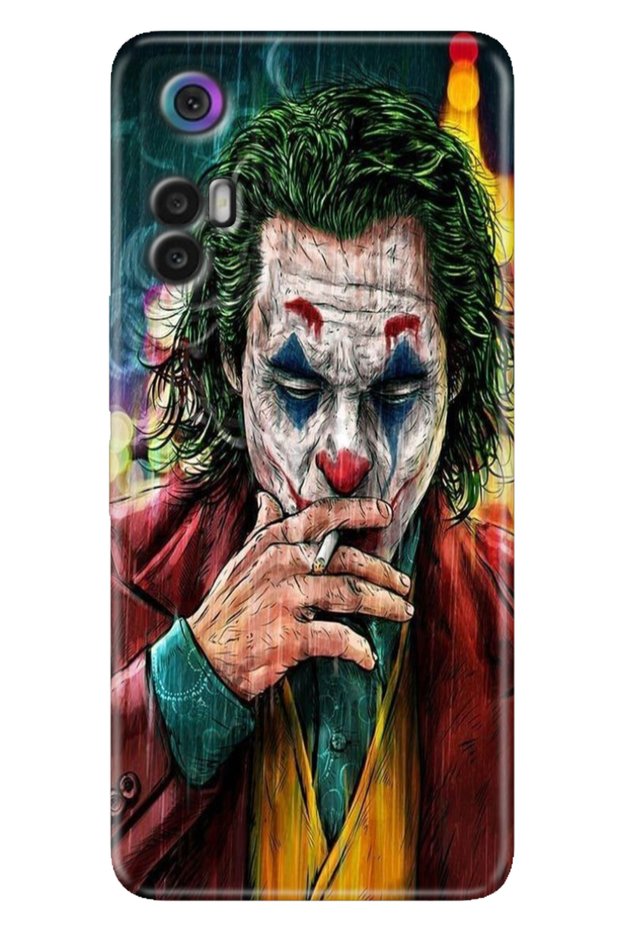 Tcl 30+ (Plus) Case Silicone Colorful Illustrated Back Cover Jokker