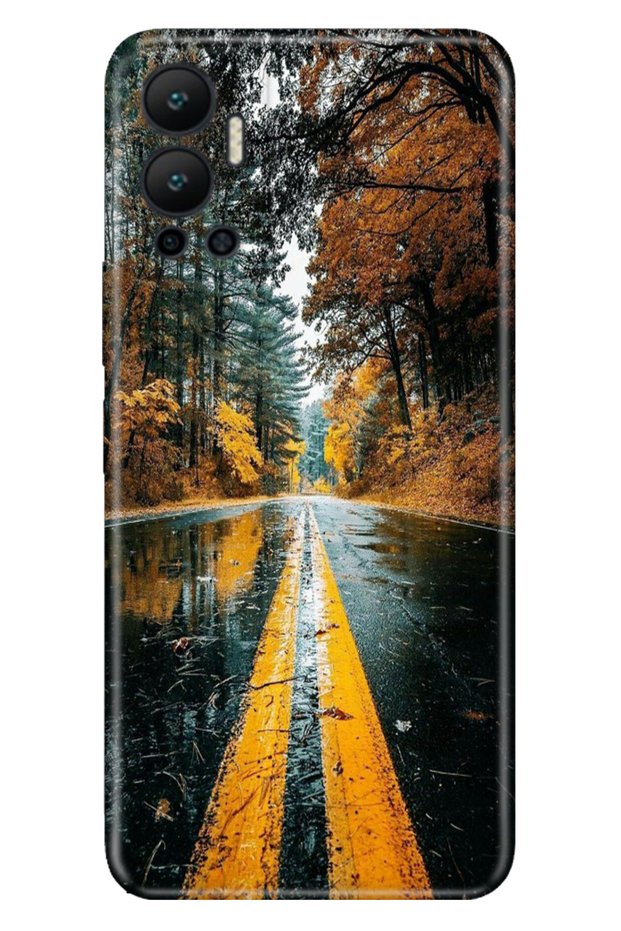 Case for Infinix Hot 12 Case Pattern Printed Flexible Silicone Cover Fear Way
