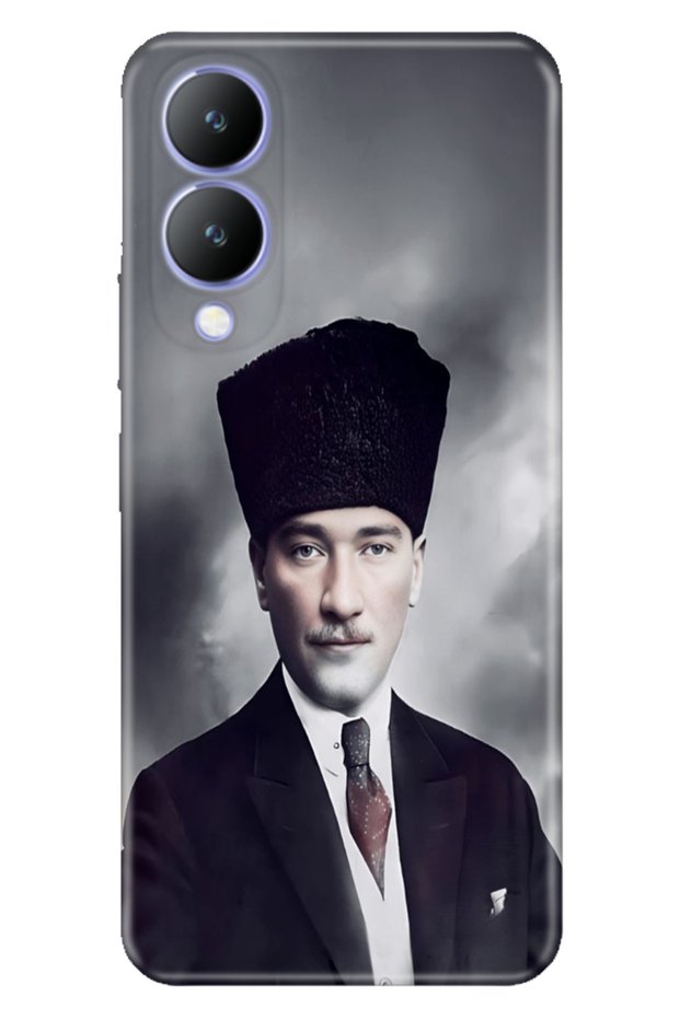 Vivo Y17S Case Patterned Cover Colorful Silicone Cvr Ataturk