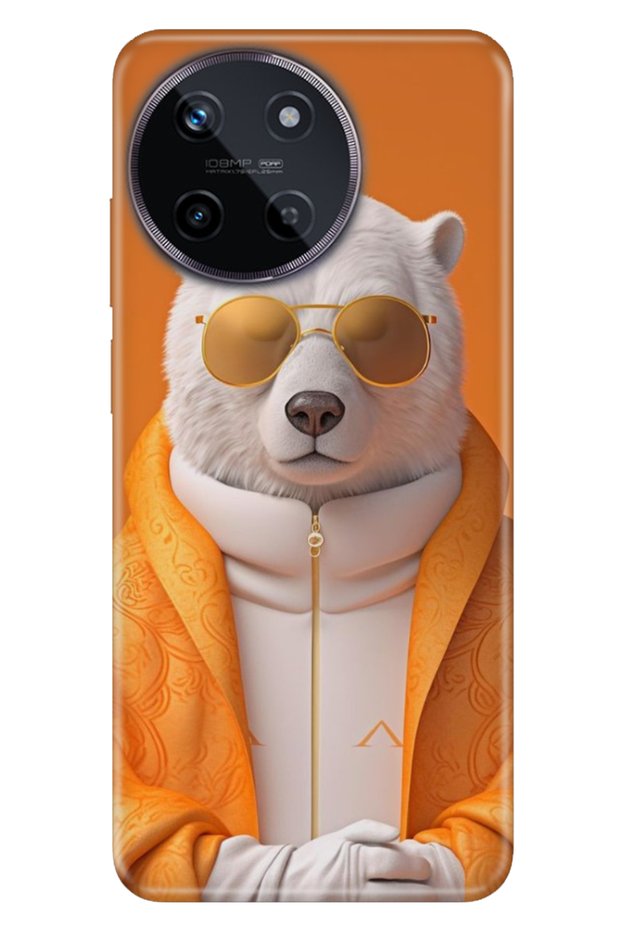 Realme 11 4g Case Colorful Trendy Patterned Silicone Tpu Custom Design Style Bear