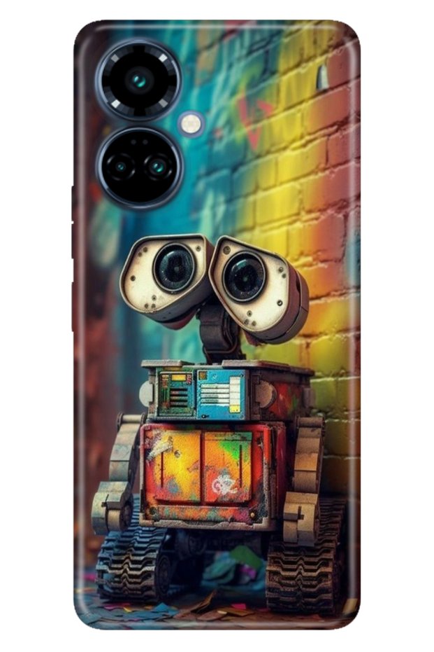 Tecno Camon 19 Pro Case Colorful Themed Patterned Tpu (Ci8N) Compatible Silicone Robotic