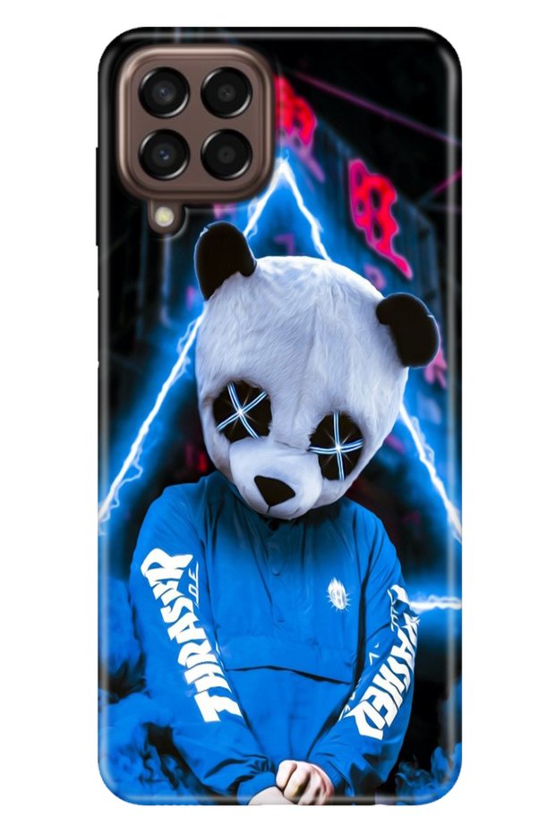 Samsung Galaxy M33 Case Printed Flexible Silicone Cover Cool Panda