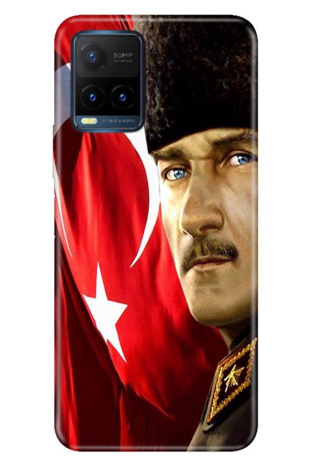 Vivo Y21S Case Colorful Tpu Uv Printed Patterned Silicone Mustafa Kemal
