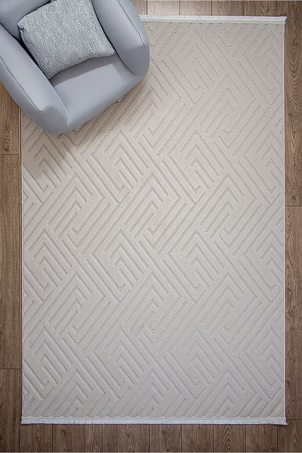 Beyaz Krem Sisal Salon Oturma Çocuk Odası Dokuma Makine Halısı Mutfak Hasır Yolluk Bukle Loop - 9