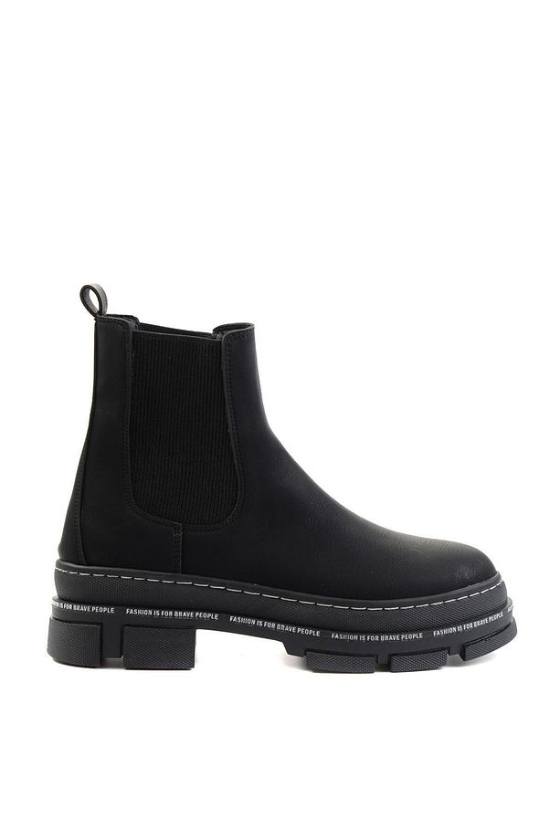 Siyah Kadın Bot & Bootie K02643163609 - 2