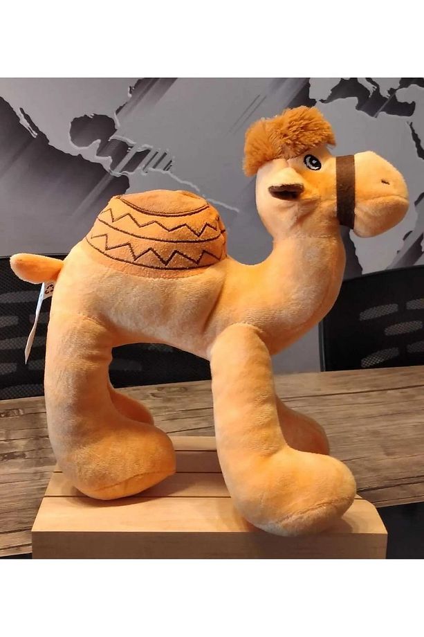 Hac ve Umre Özel Hediyelik Müzikli Peluş Deve 30 cm Sesli Oyuncak - 5