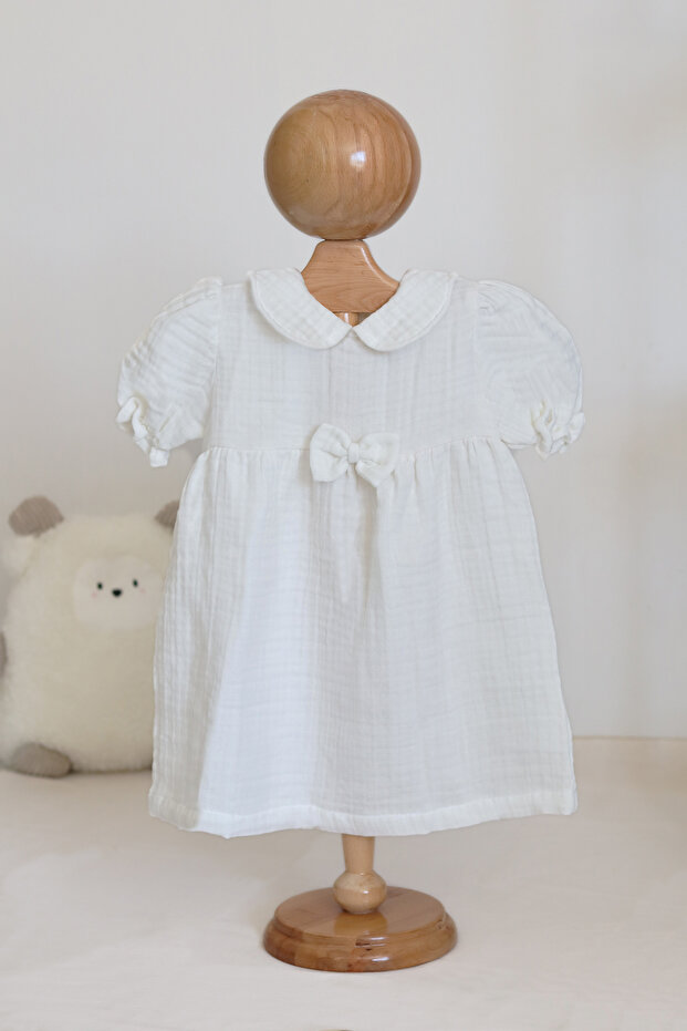 Muslin Short Sleeve Children's Summer Dress