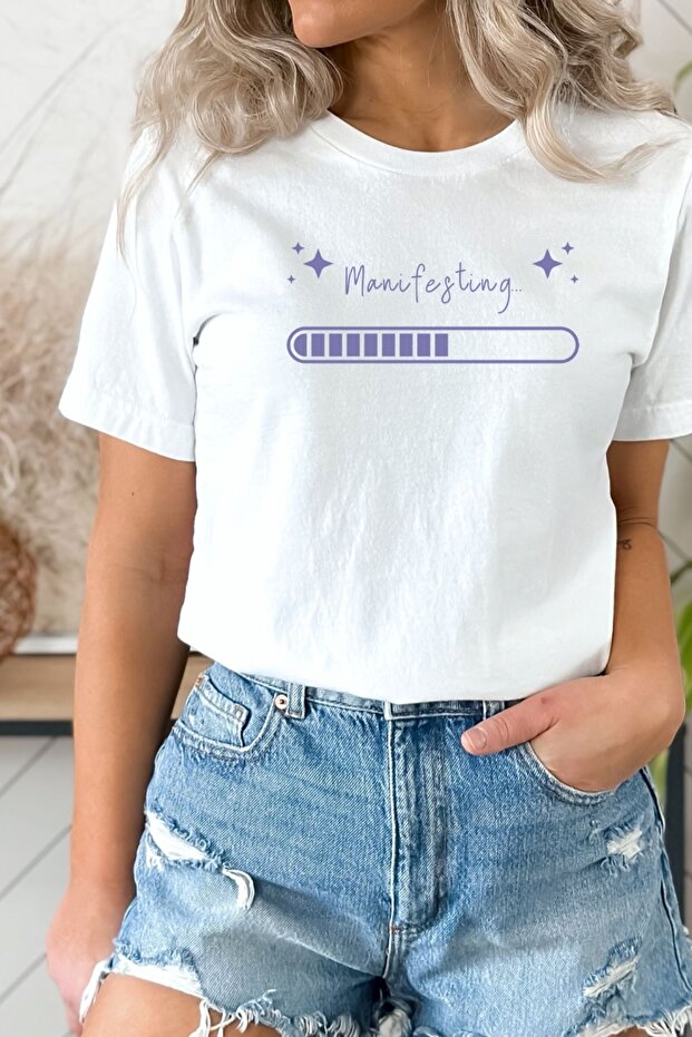 Oversize Cut Short Sleeve Printed T-Shirt