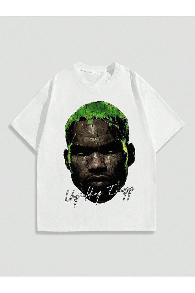 Oversized Short-Sleeve Printed T-Shirt