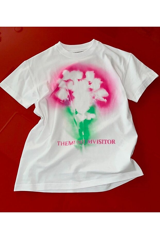 Oversize Cut Short Sleeve Printed T-Shirt