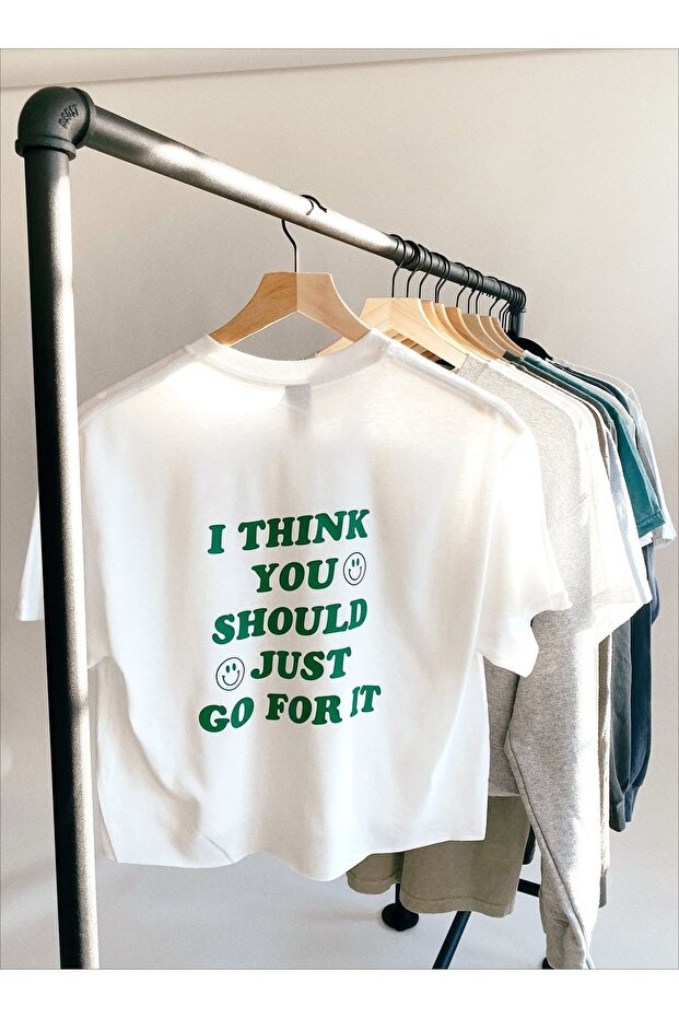 Oversize Cut Short Sleeve Printed T-Shirt