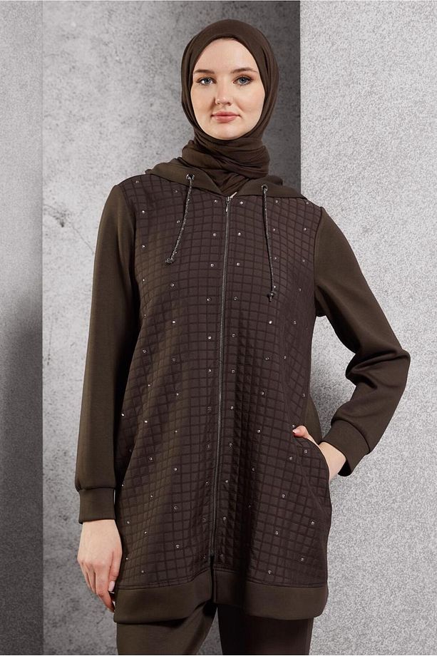 Kapitone Desenli Eşofman Takım 45038 - 1