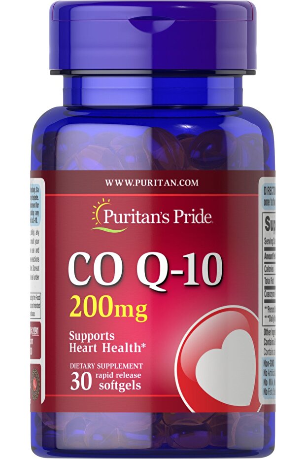 Q-SORB™ Co Q-10 200 mg (30 Rapid Release Softgels)