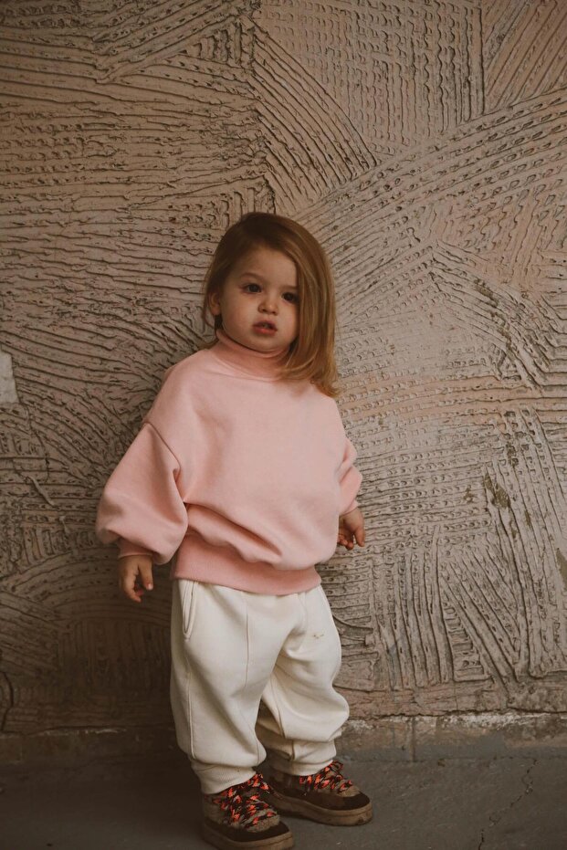 Turtleneck Fleece Tracksuit Set 1-5 Years