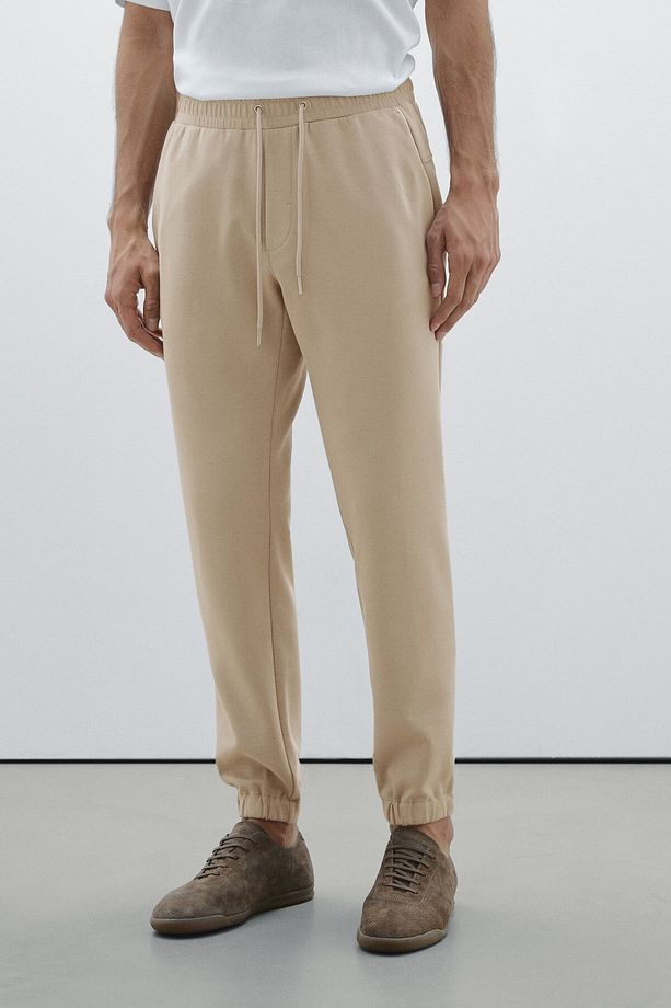 Pamuk karışımlı jogger fit pantolon - 2