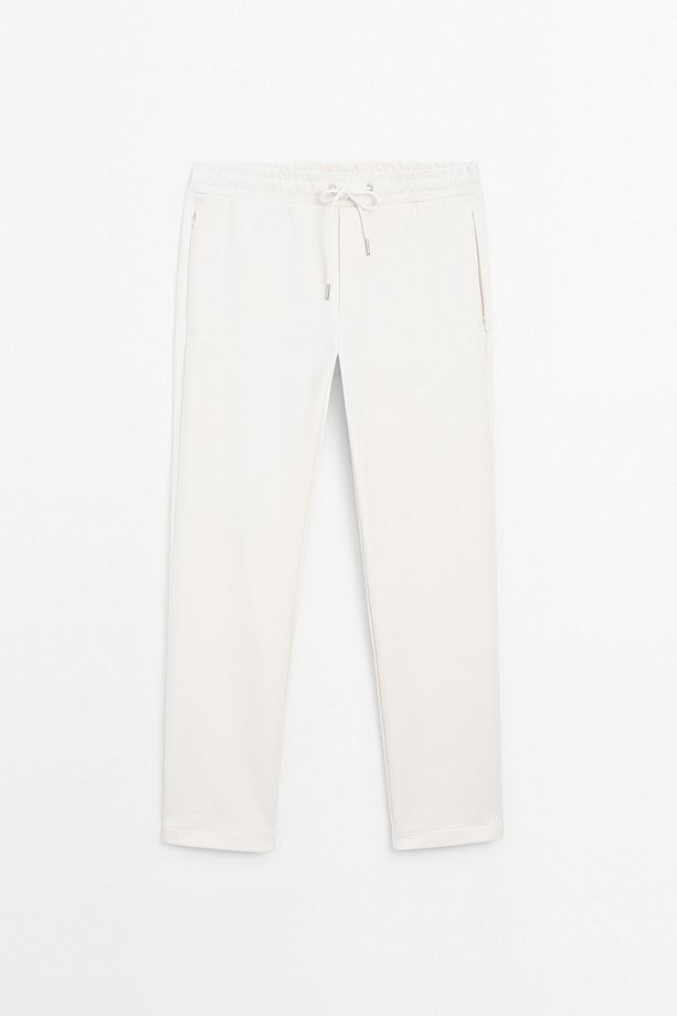 Pamuk karışımlı jogger fit pantolon - 5