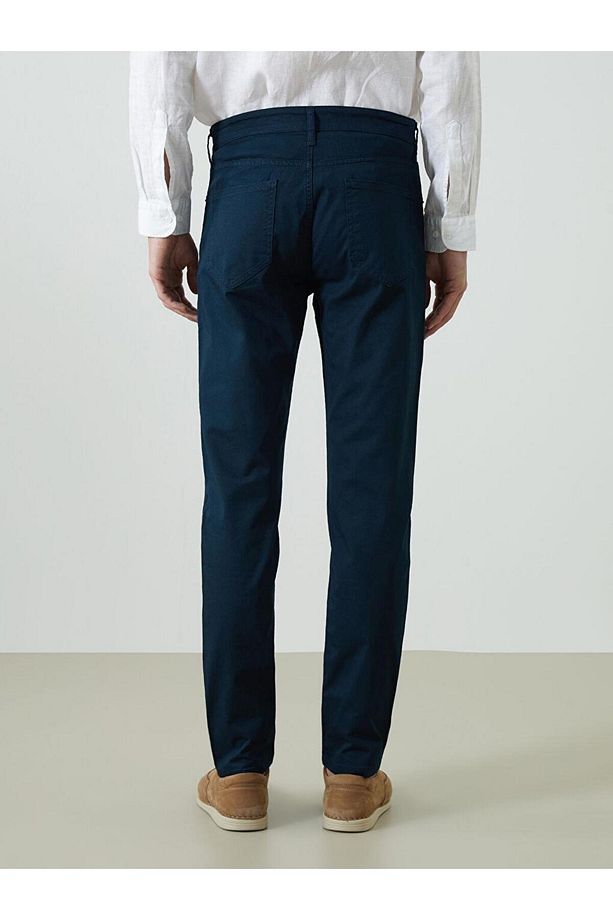 LCWAIKIKI Basic Dar Kalıp Gabardin Erkek Chino Pantolon - 4