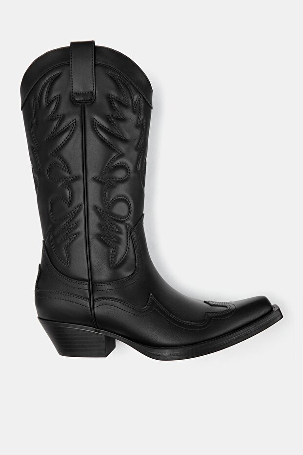 Üst dikişli kovboy çizmesi - 3