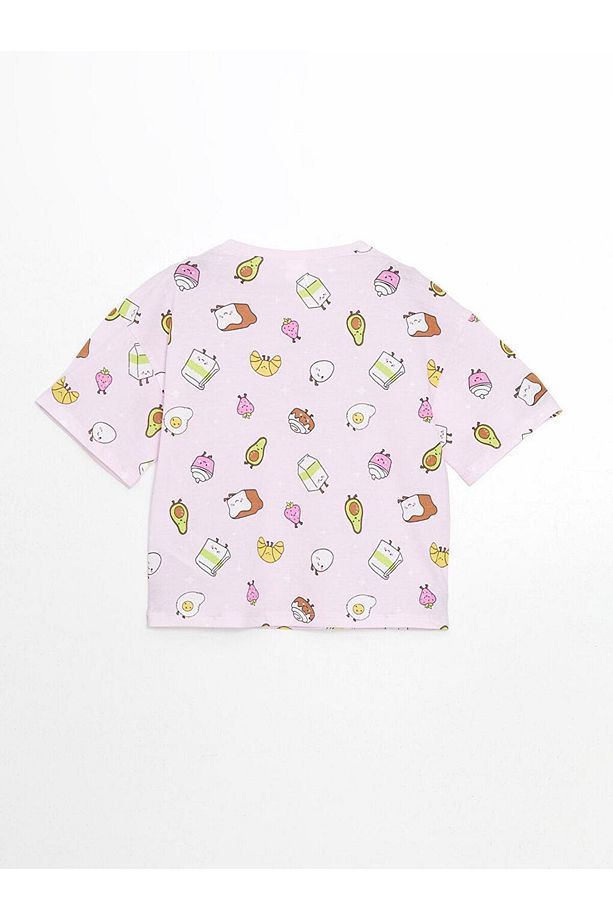 Bisiklet Yaka Kız Çocuk Pijama Takımı (S5) - 3