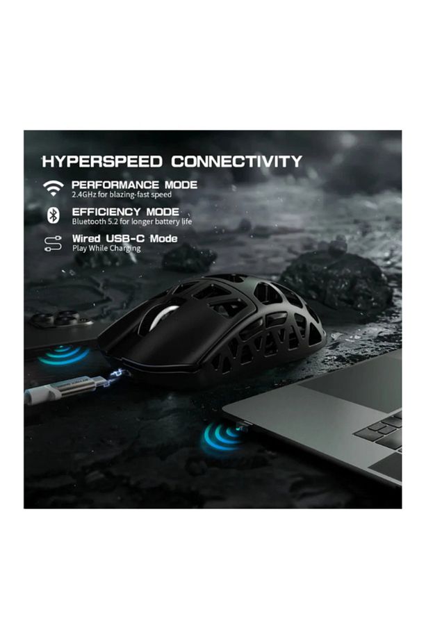 Attack Shark R3 Magnezyum Alaşımlı APP Uygulamalı 8Khz Ultra Hız Tepki 26.000DPI Gaming Oyuncu Mouse - 7