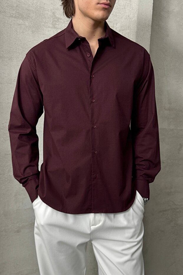 Men's Oversize Cotton Poplin Shirt
