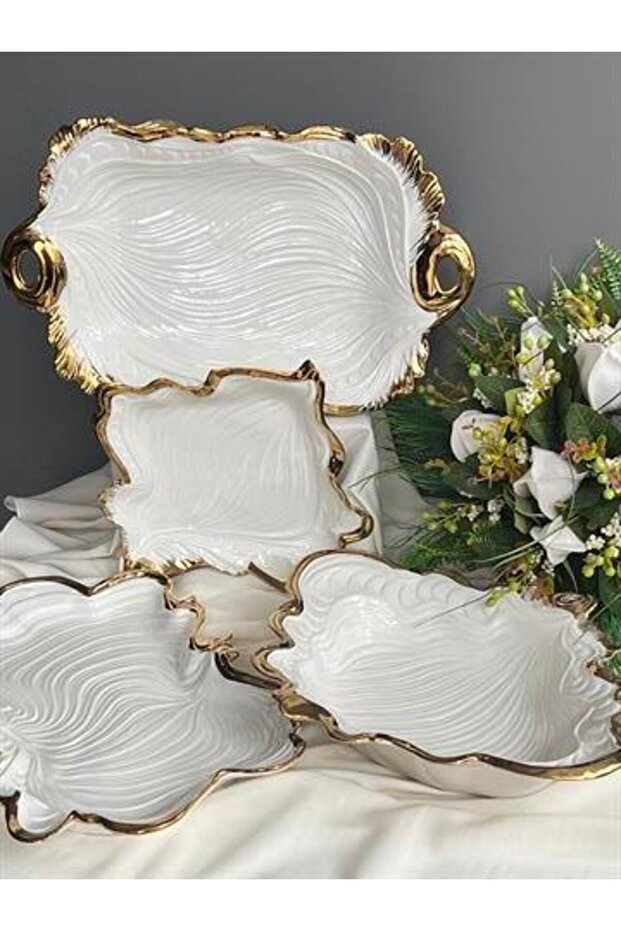 Albero Servis Sunum Seti 4 Parça - 1