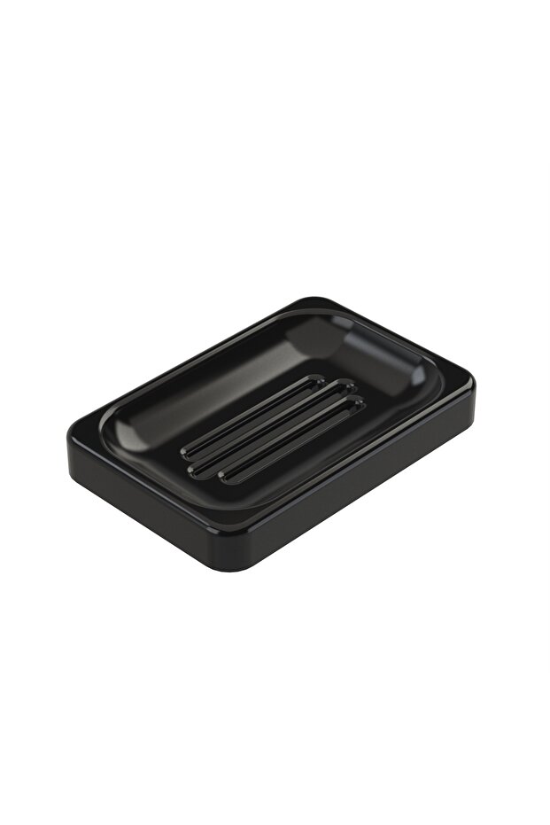 جرانيت صلب مركب مع موزع صابون أسود - 1