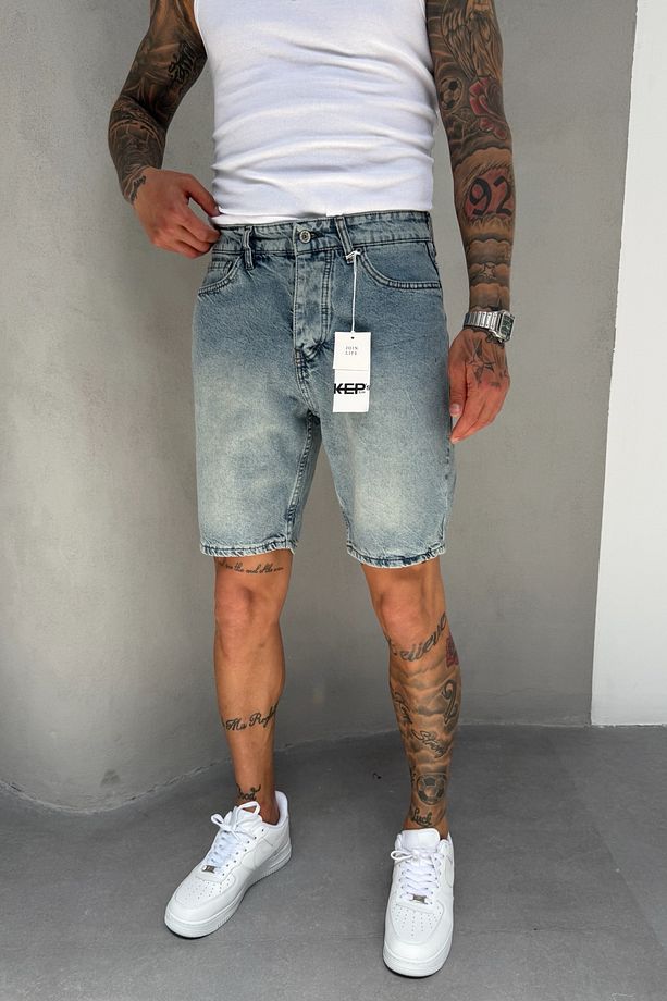 Mavi Denim Kumaş Erkek Jean Kot Şort Mz483 - 4