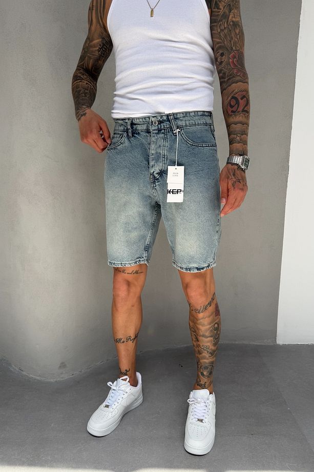 Mavi Denim Kumaş Erkek Jean Kot Şort Mz483 - 2