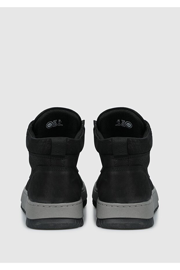 Siyah Deri Erkek Bot - 4