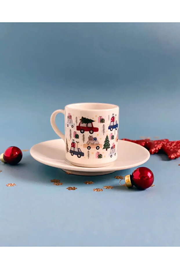 New Year's Car Turkish Coffee Cup