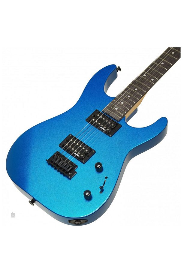 Js11 Elektro Gitar 2-point Tremolo Amaranth Klavye Metallic Blue Dinky Ah Mbl - 5