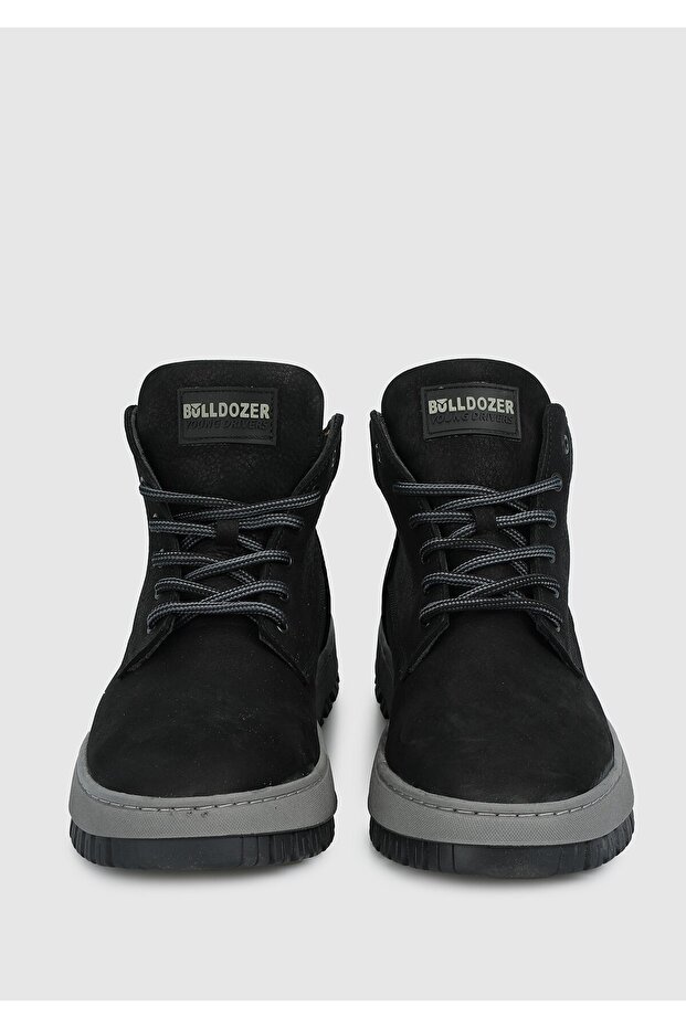 Siyah Deri Erkek Bot - 3