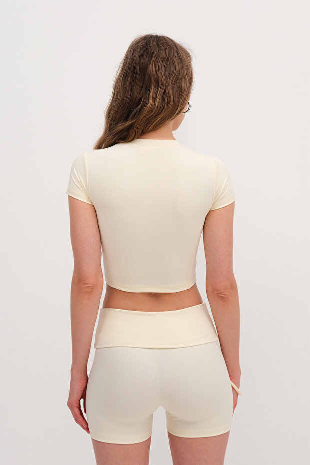 Basic Crop T-shirt P0085 - 5