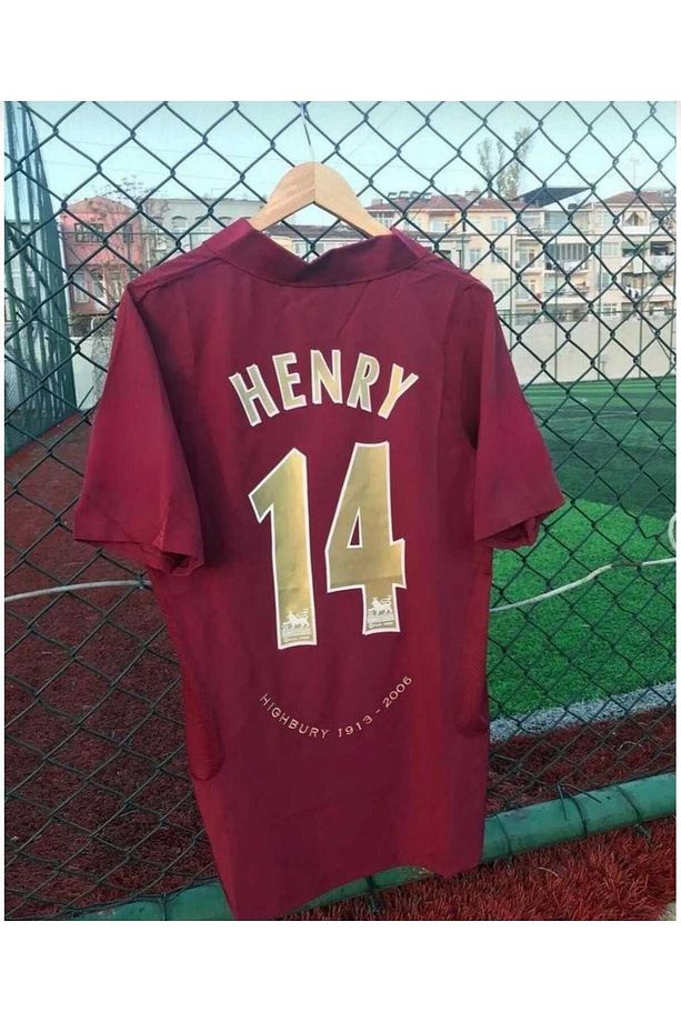 A.r.s.e.n.a.l 2005/06 Sezonu Thierry Henry Özel Nostalji Forması - 2