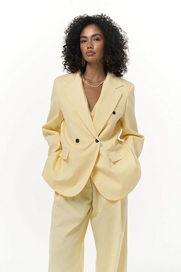 Kaylee Sarı Blazer - 2