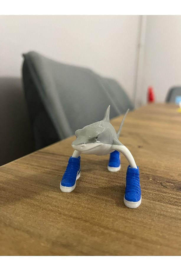 Tralaleo Tralala Köpek Balığı 8x5 Cm, Karakter, Tung Tung Sahur, 3d - 2