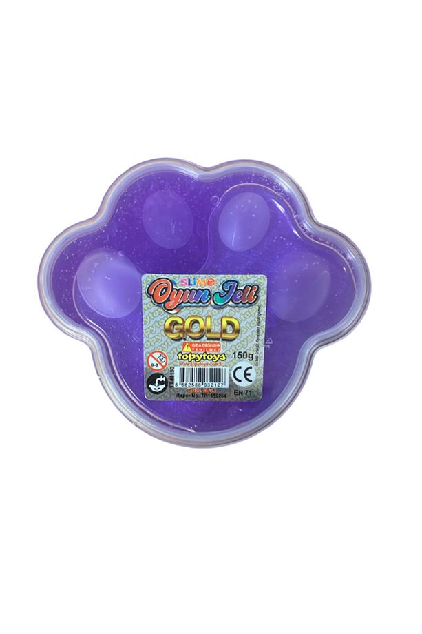 6 Farklı Renk Patili Kutuda Hazır Slime-Hazır Slaym Oyun Hamuru 6x150 gr Toplam 900 gr. - 6